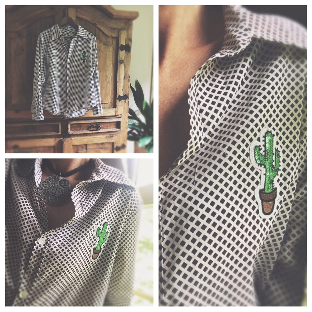 OOAK Blouse Do you have a green thumb ???